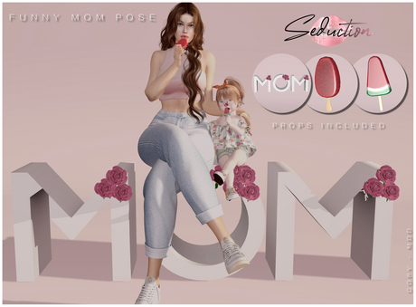 Second Life Marketplace - ::.Seduction.:: Funny Mom Pose (ADD)